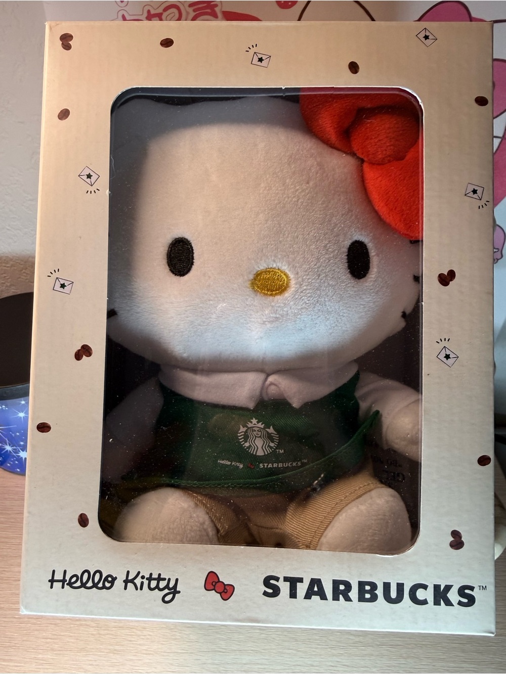 NEW Hello Kitty x Starbucks Barista Plush Limited Edition Sanrio Collectible